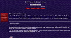 Desktop Screenshot of precisiontriminc.com